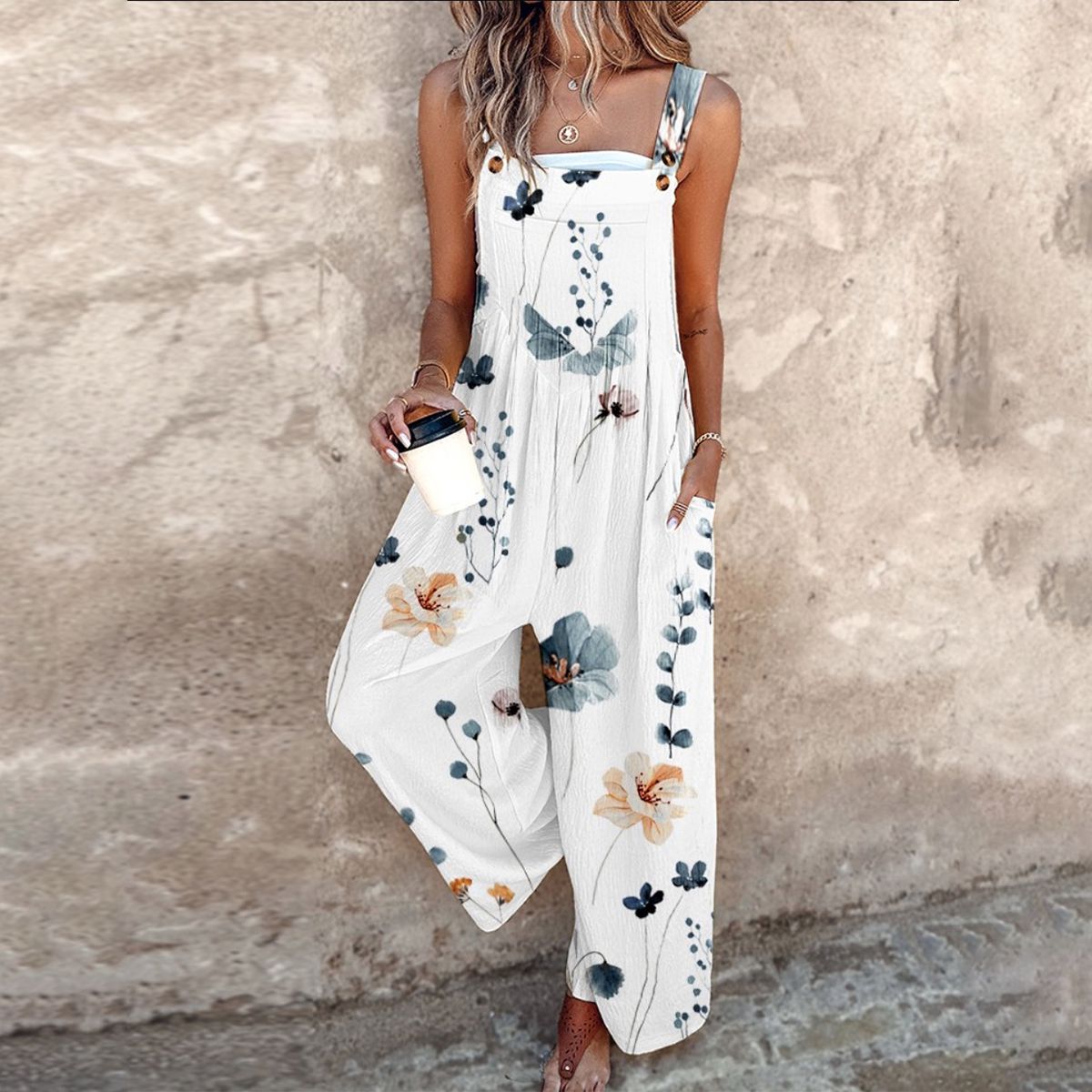 Ariana | Comfortable Printed Overalls