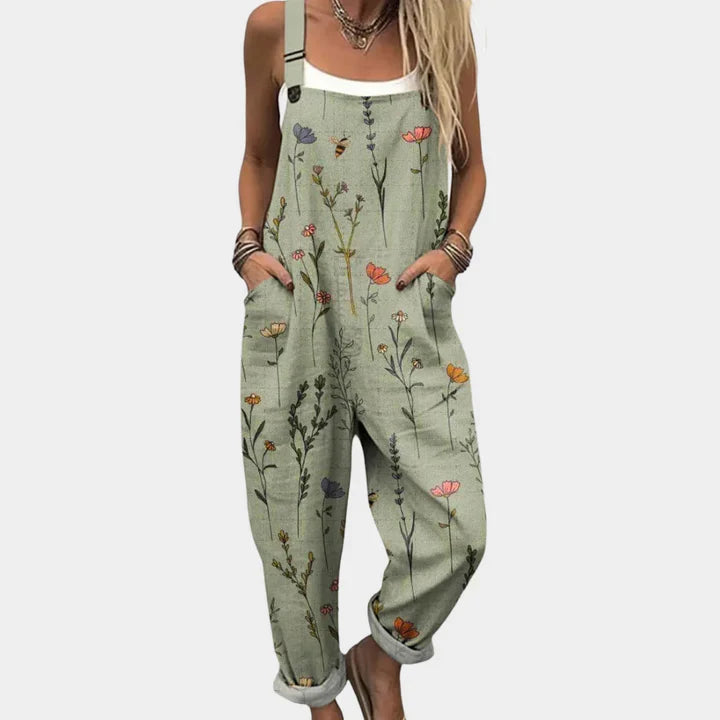 ARIA | BLOOM HAVEN STRAPPY JUMPSUIT