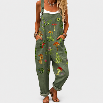 MILA | COMFORTABLE PRINTED OVERALLS