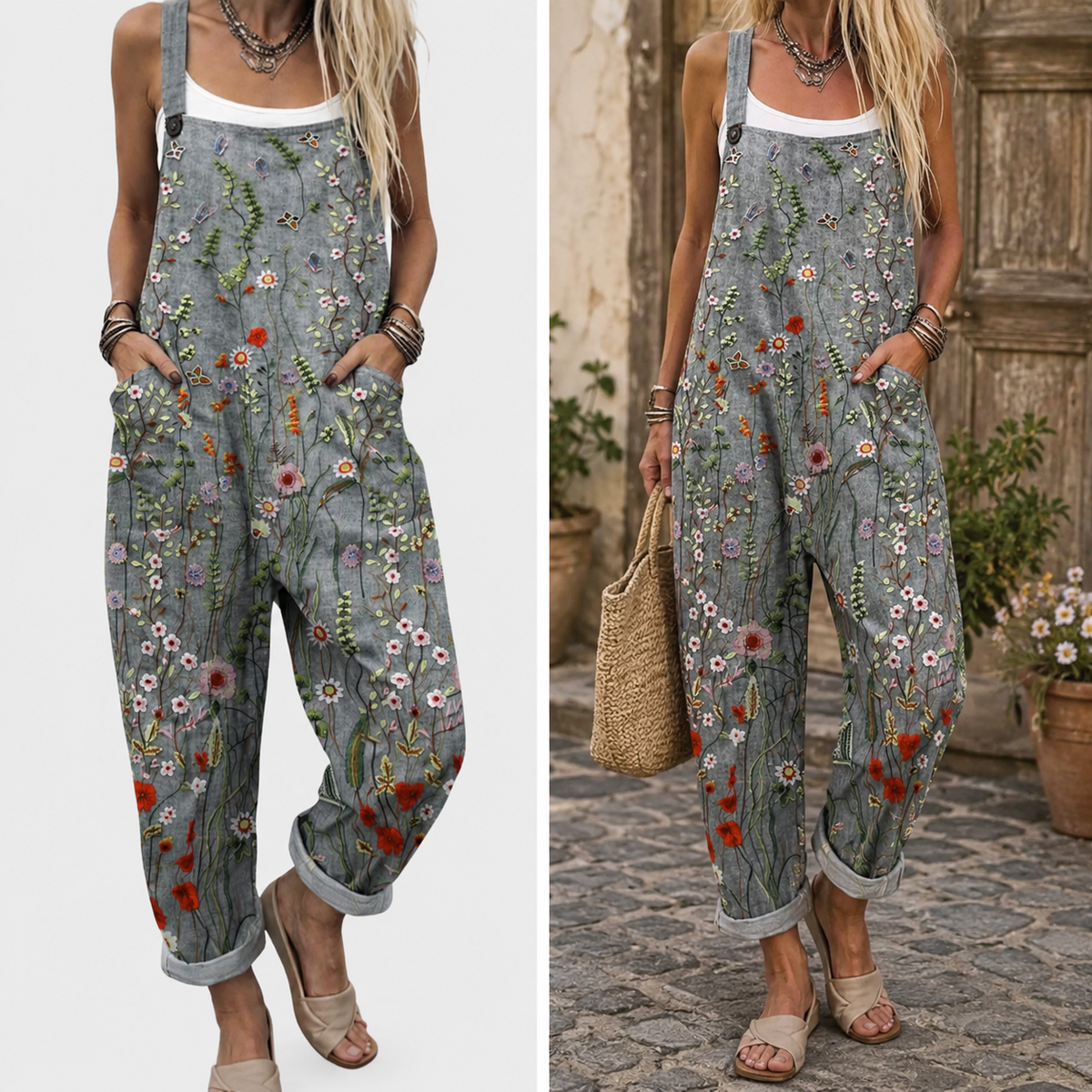 TIARE | FLORAL MEADOW JUMPSUIT