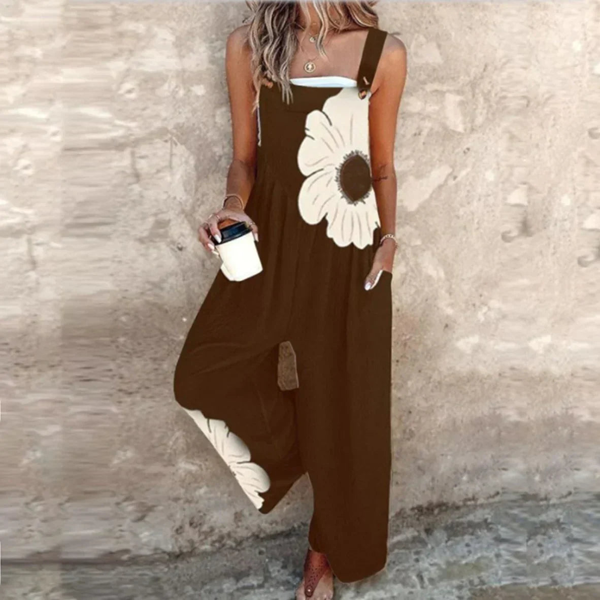 Ariana | Comfortable Printed Overalls