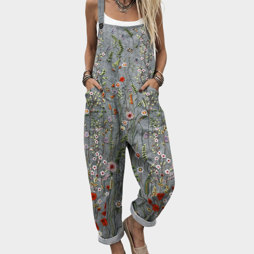 TIARE | FLORAL MEADOW JUMPSUIT