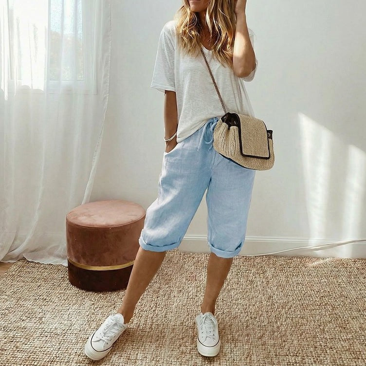Daisy | Easy Capri Pants