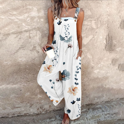 Ariana | Comfortable Printed Overalls