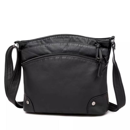 Freya™ Leather Shoulder Bag - Elegant Everyday Functional Style