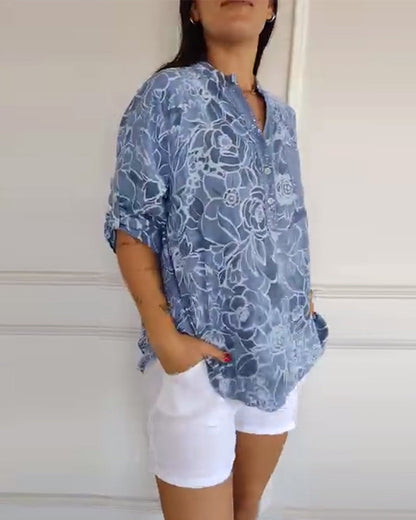 Sade | Elegant Bloom Blouse