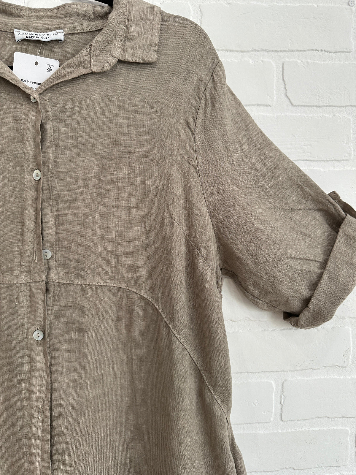 Dora | Effortless Shirt Dress