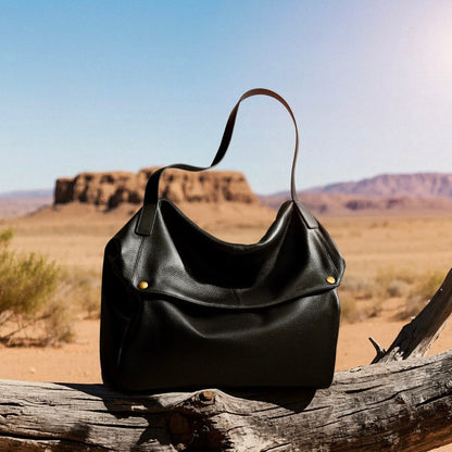 Burley™ Retro Leather Tote Bag - Vintage Everyday Carry Style