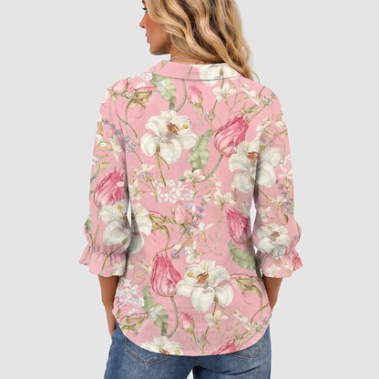 Frances™ | Elegant Bloom Blouse