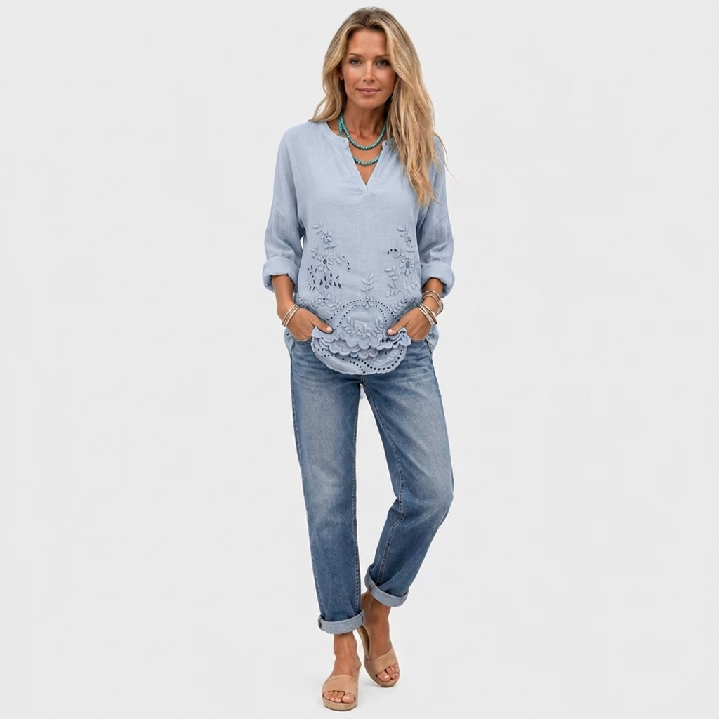 Viva™ | Chic Printed Blouse