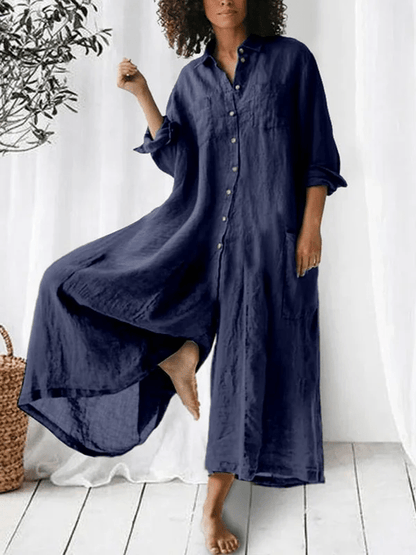 Bria | Luxe Wide-Leg Jumpsuit
