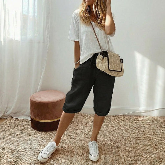 Daisy | Easy Capri Pants