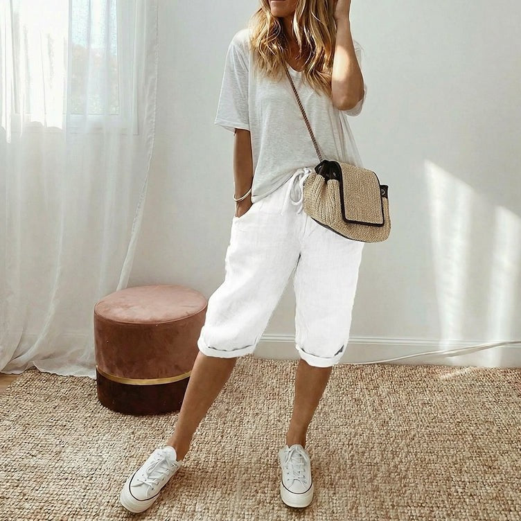 Daisy | Easy Capri Pants