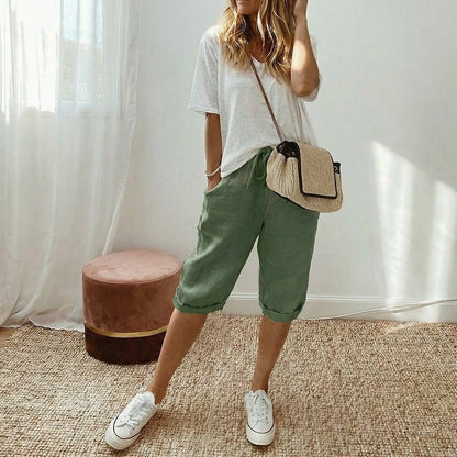Daisy | Easy Capri Pants