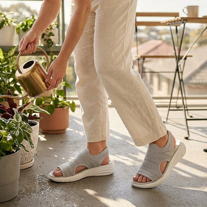 Nina™ Breathable Knit Platform Sandals